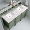 James Martin Vanities Brittany 60in Double Vanity, Smokey Celadon w/ 3 CM White Zeus Top 650-V60D-SC-3WZ - alternate 7